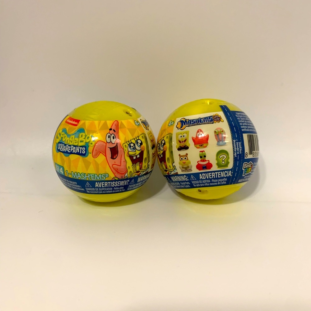 Mashems Sponge Bob Square Pants Series 4 bundle of (2) new random sealed